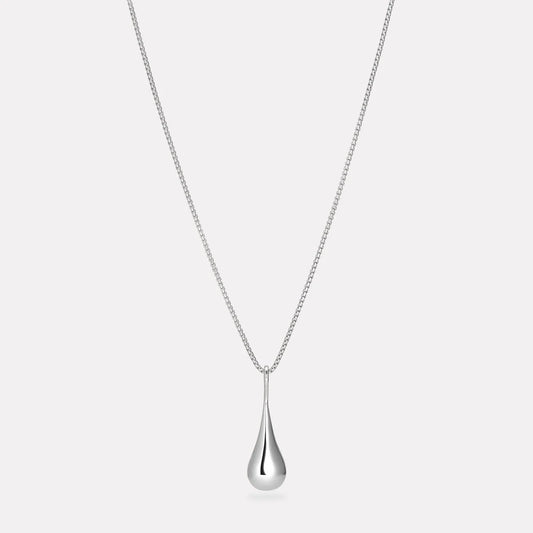 My Silent Tears Necklace Silver