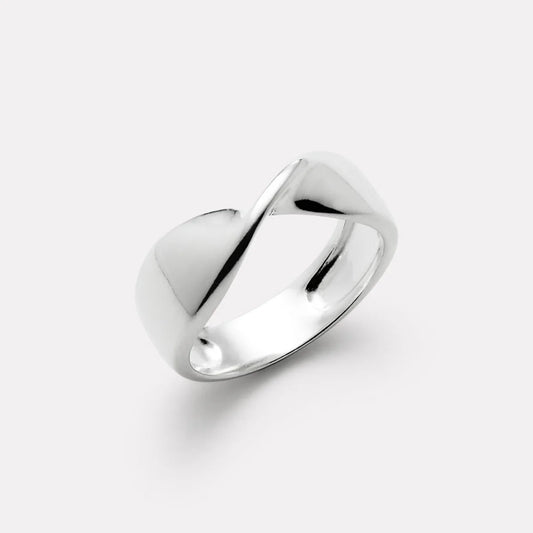 Silver Twist Ring