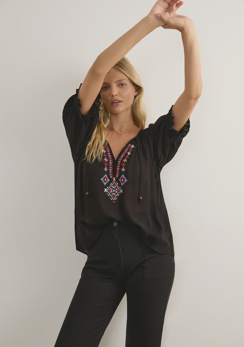 Paxton Embroidered Blouse