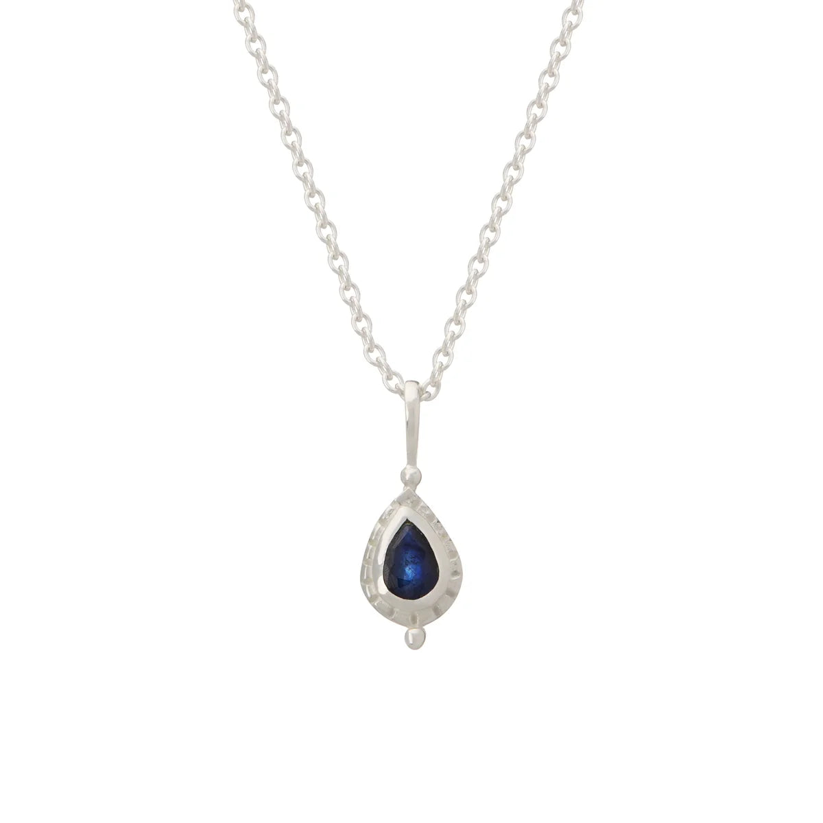 Birthstone Necklace - Silver