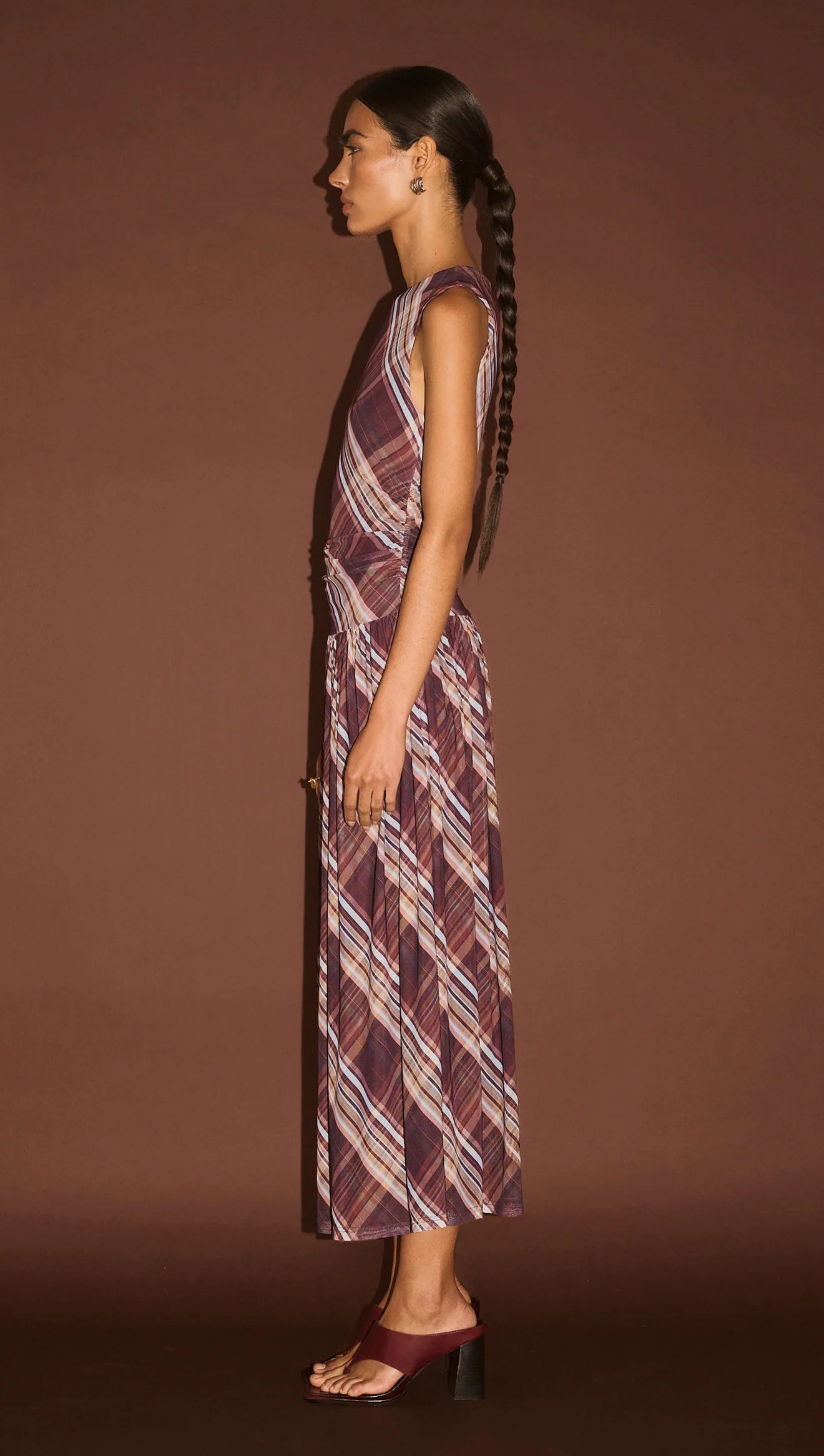Arles Drop Waist Mesh Dress