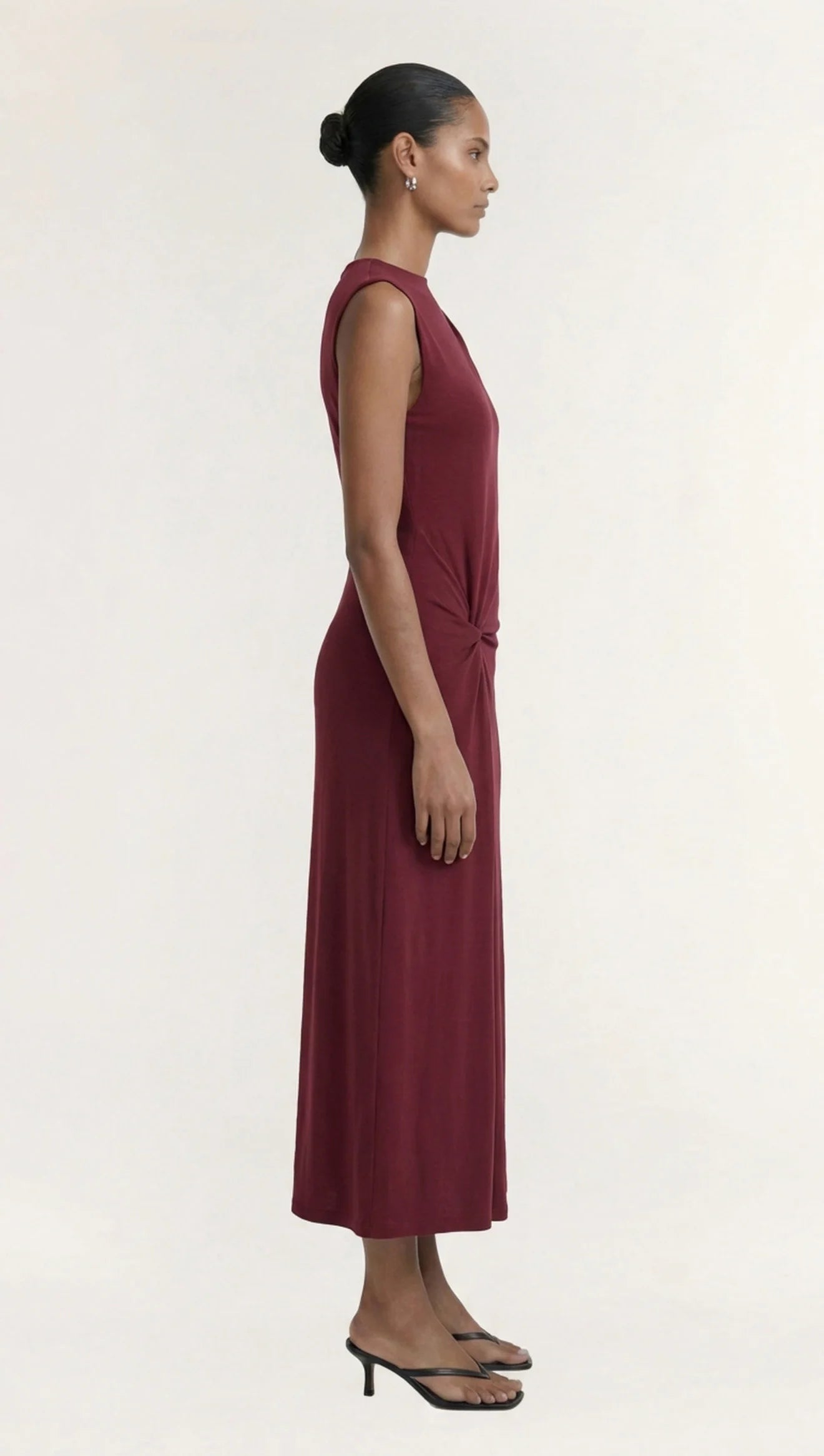 Velo Twist Midi Dress