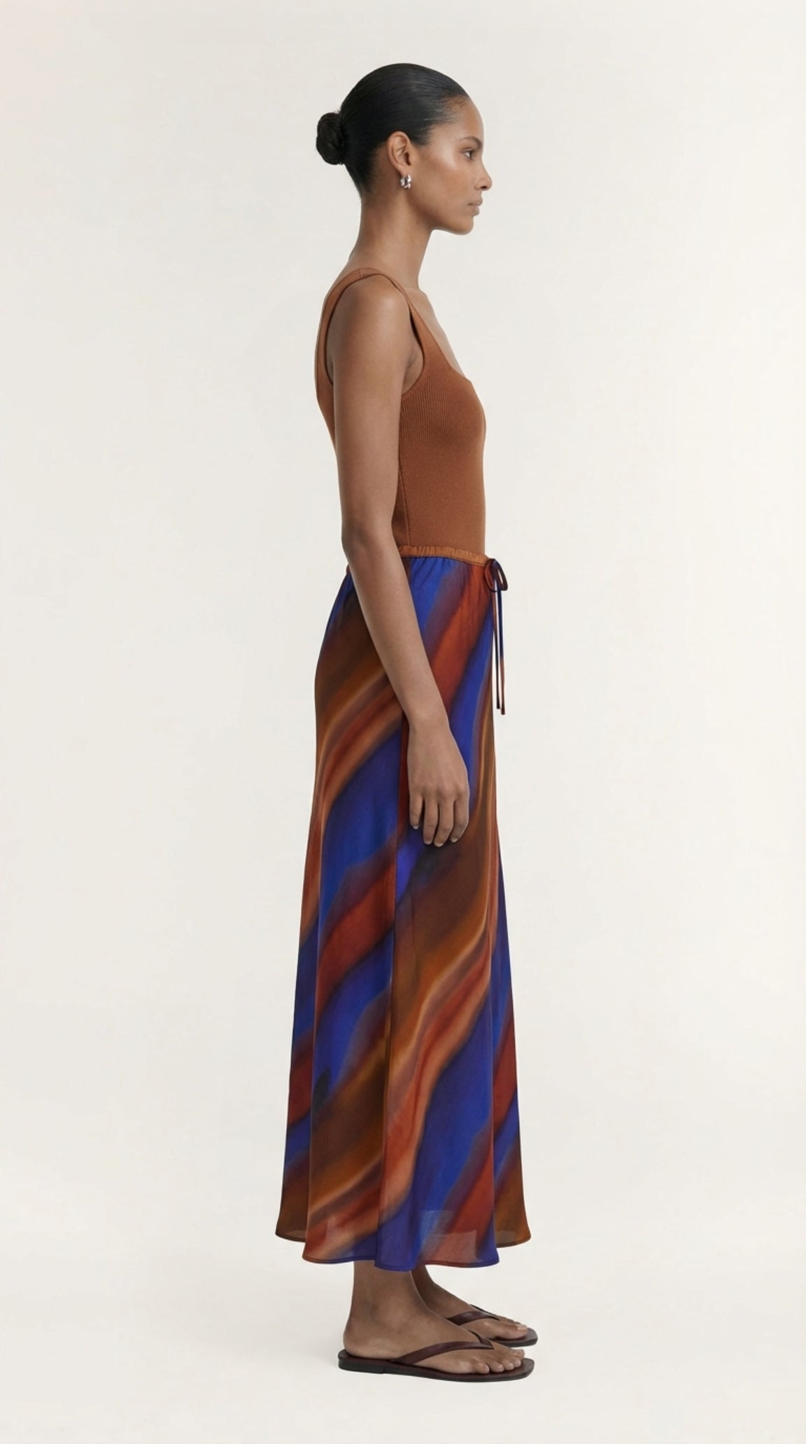 Vista Bias Maxi Skirt