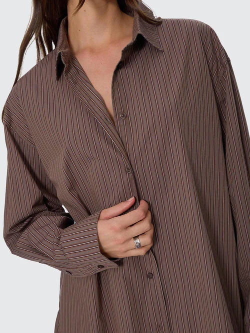 Brentwood Stripe Oversized Shirt