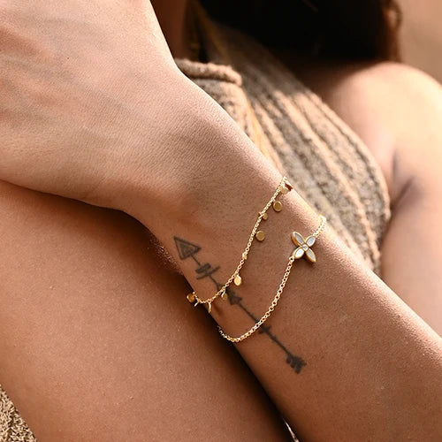 Desert Flower Bracelet - Gold