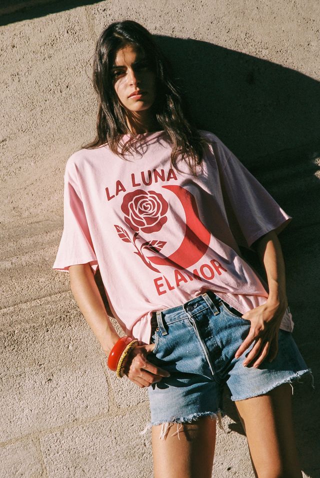 Moon Rose Boyfriend Tee