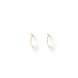 Belle Pearl and Gold Hoops