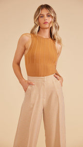 Evie Knit Tank Rust