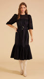 Lucia Belted Midi Dress