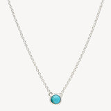 Heavenly Turquoise Silver Necklace