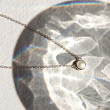 Heavenly Silver Pearl Necklace