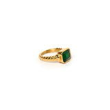 Cleopatra Gold and Emerald Ring
